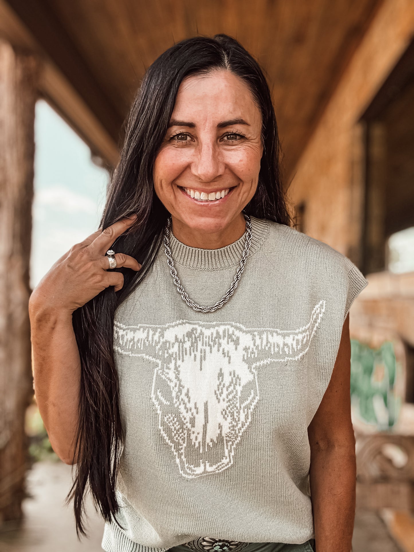 Sagebrush Longhorn Sweater