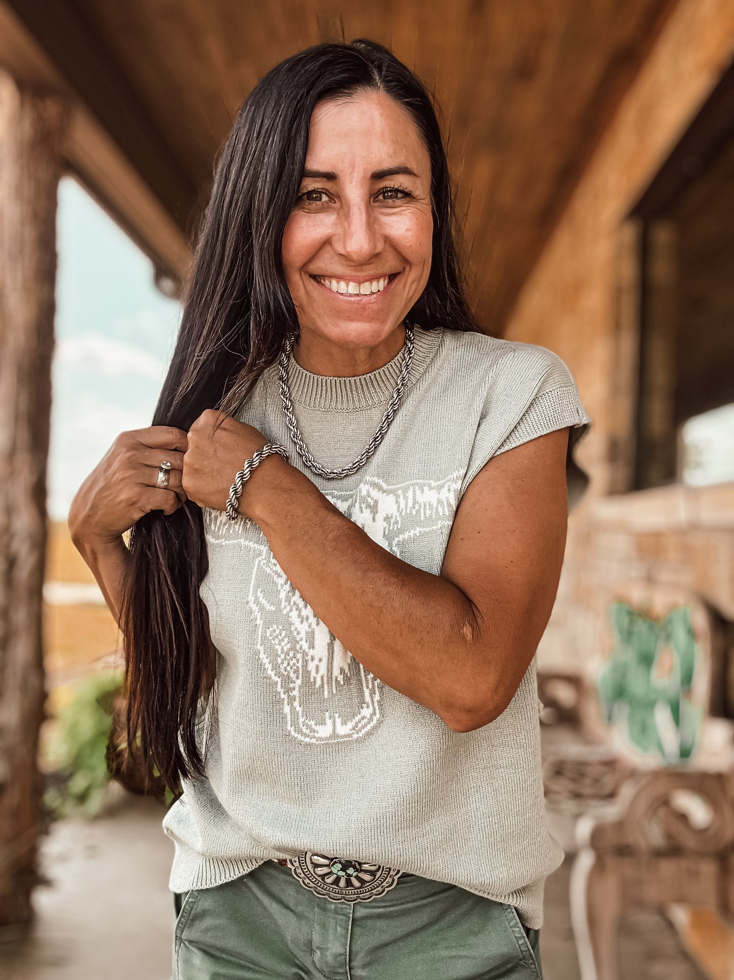 Sagebrush Longhorn Sweater