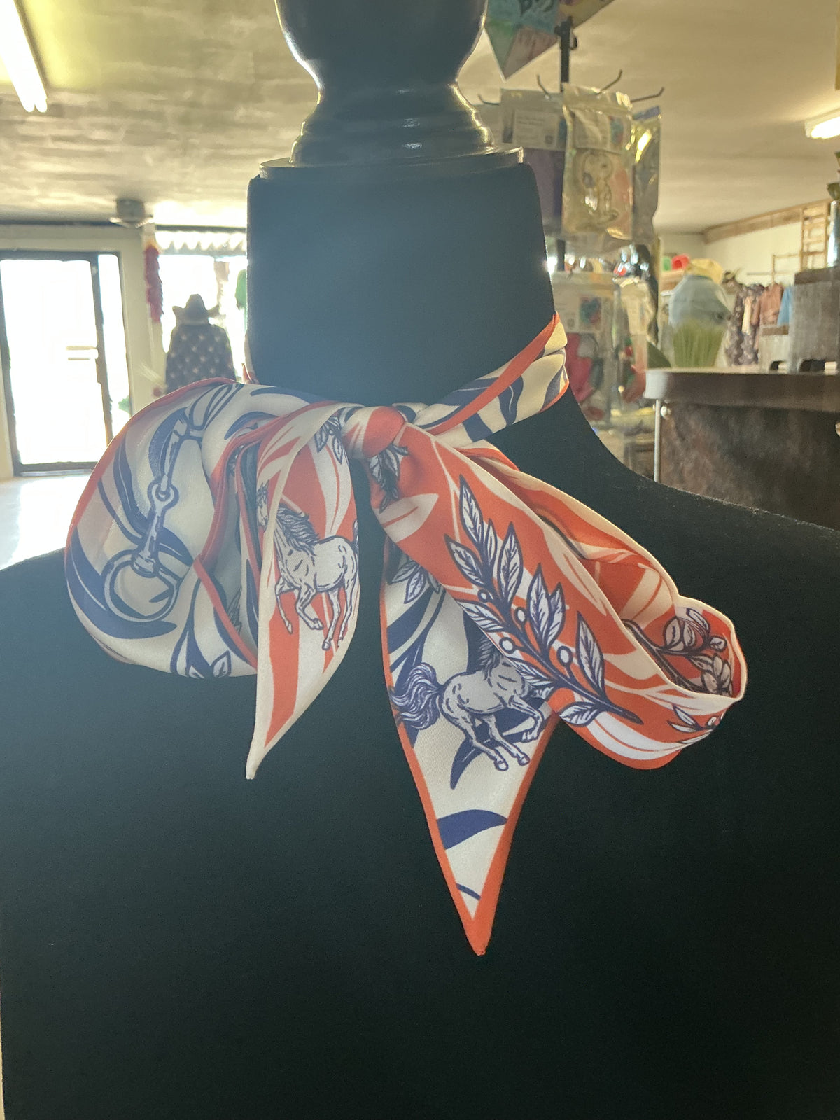 Orange and navy Twilly