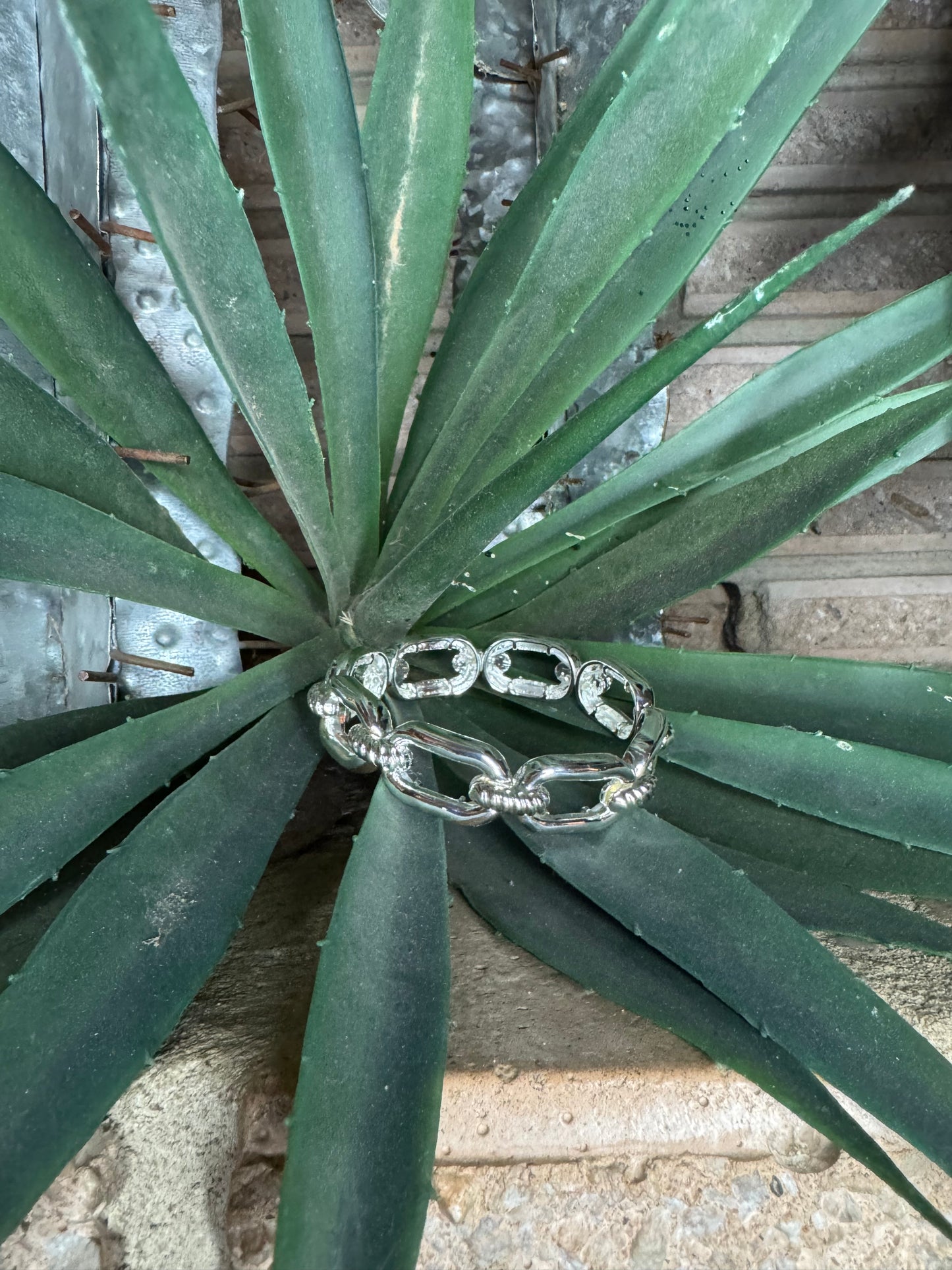 Chain and Rope Bracelet