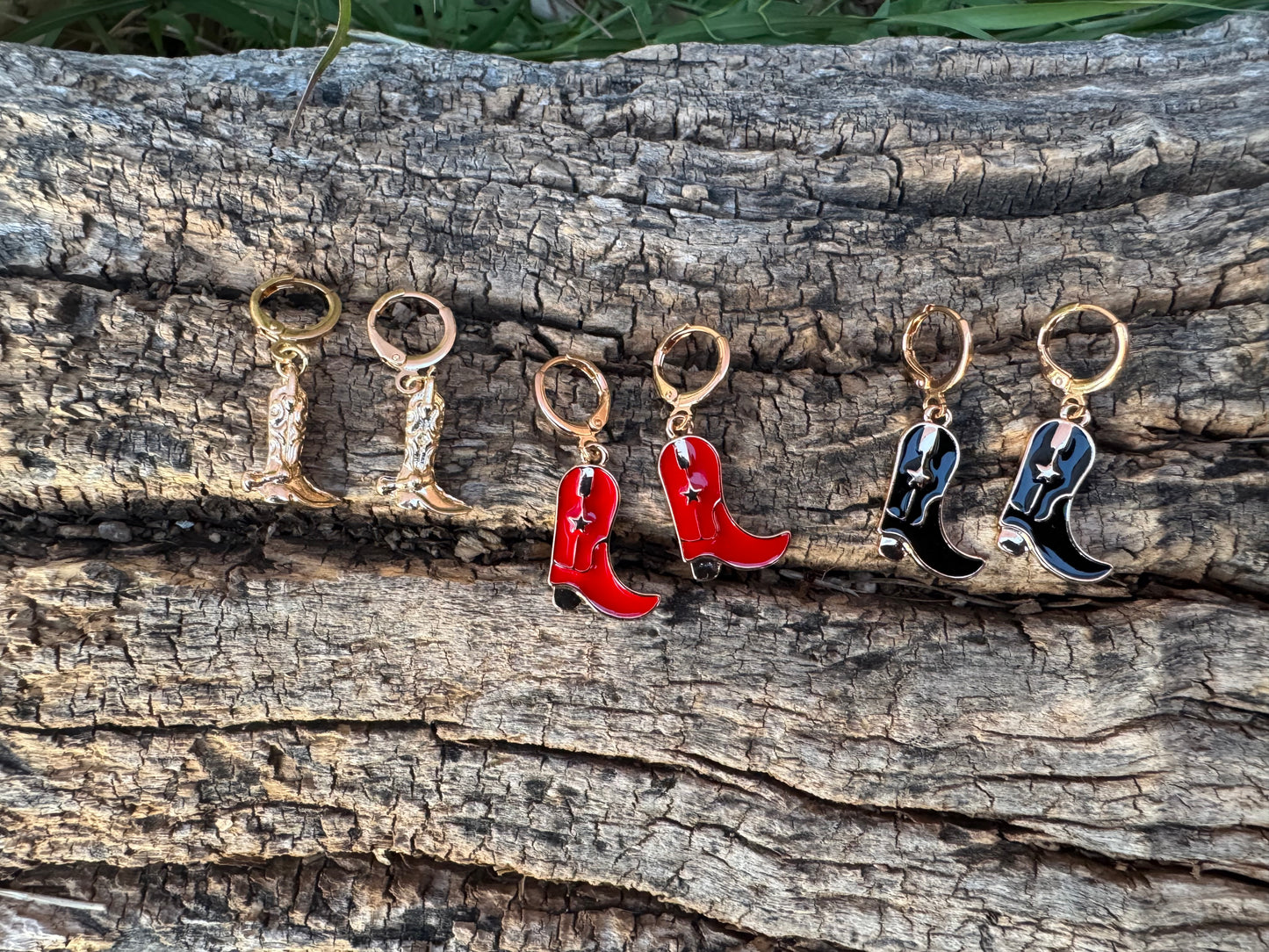 Boot Earrings