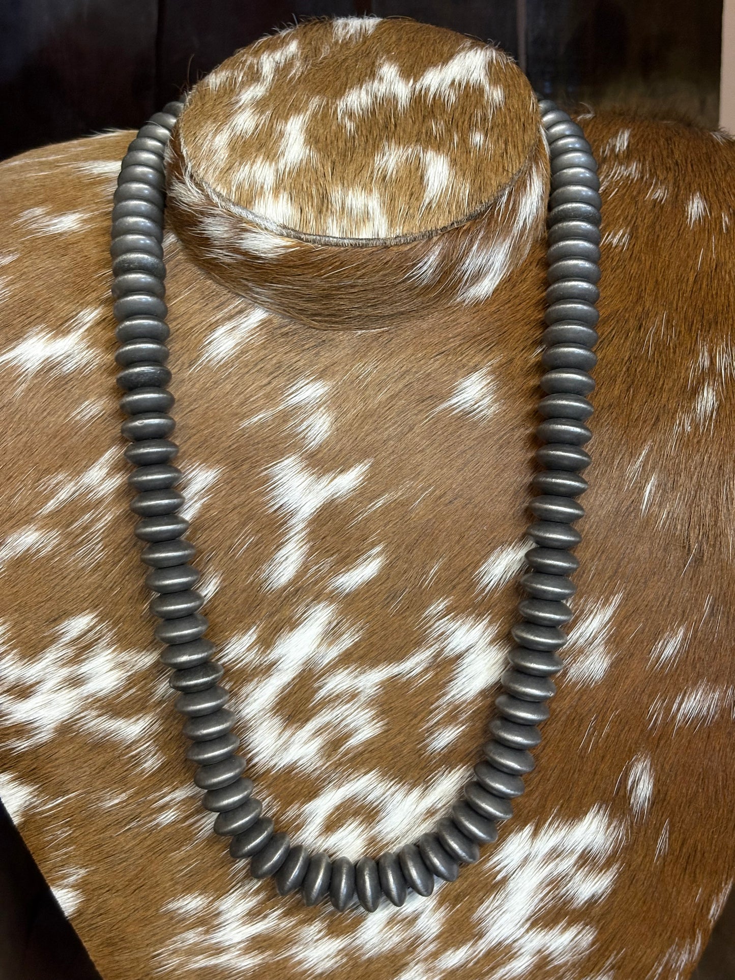 Saucer Pearl Necklace