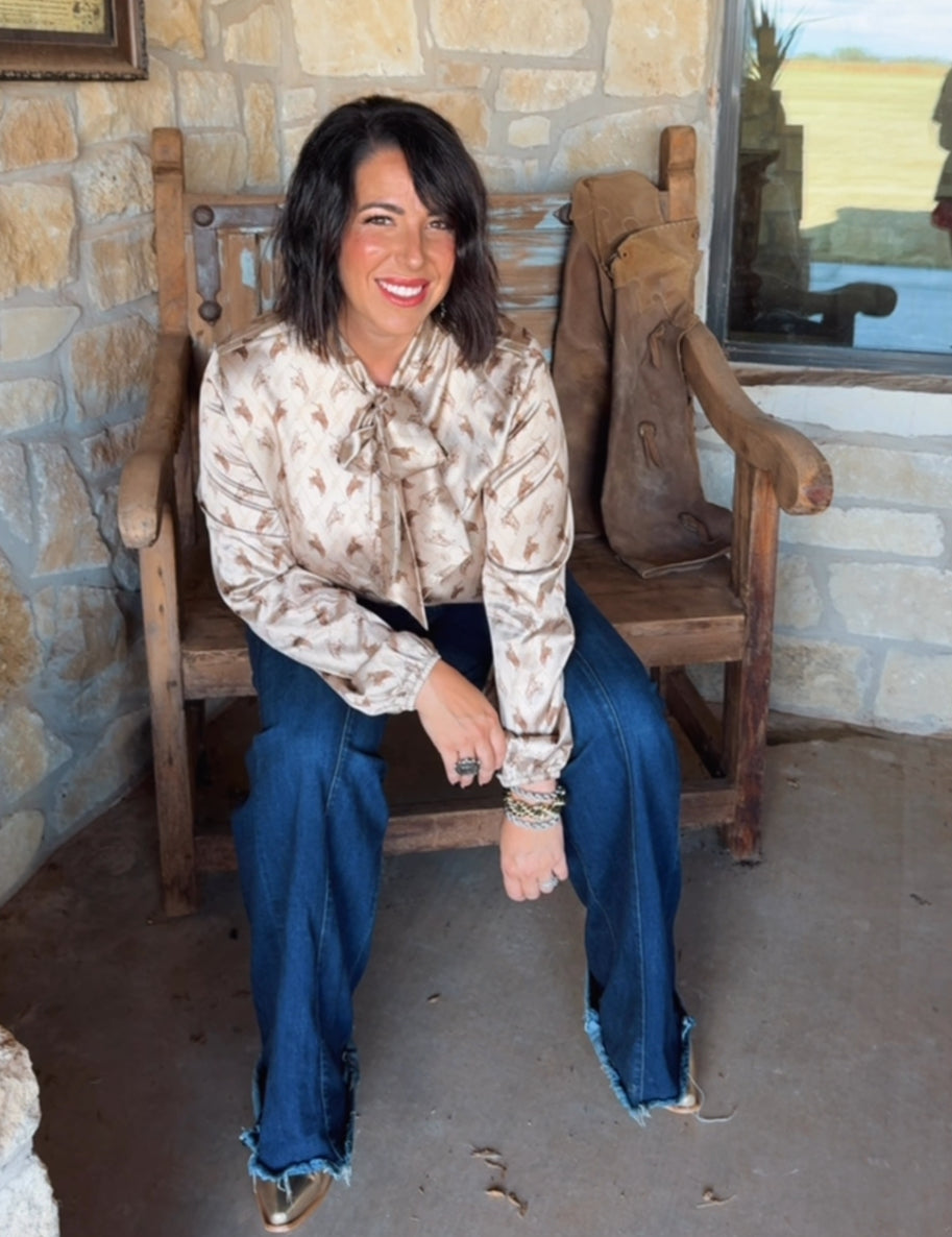 Bronc Stomper Tie Top