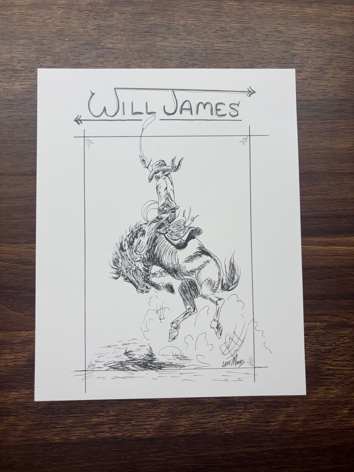 Will James Print by Levi Myers