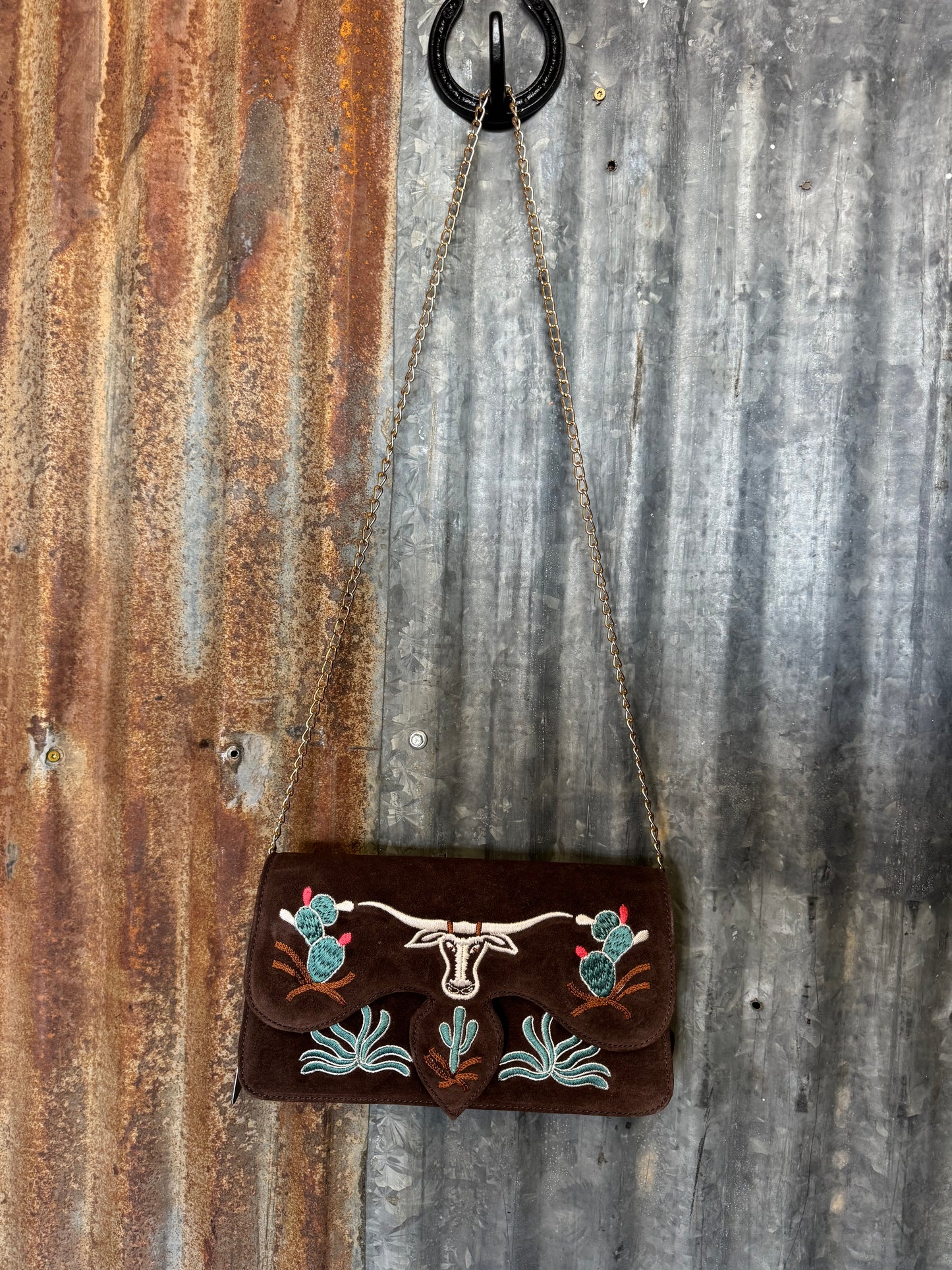 Longhorn Crossbody Purse