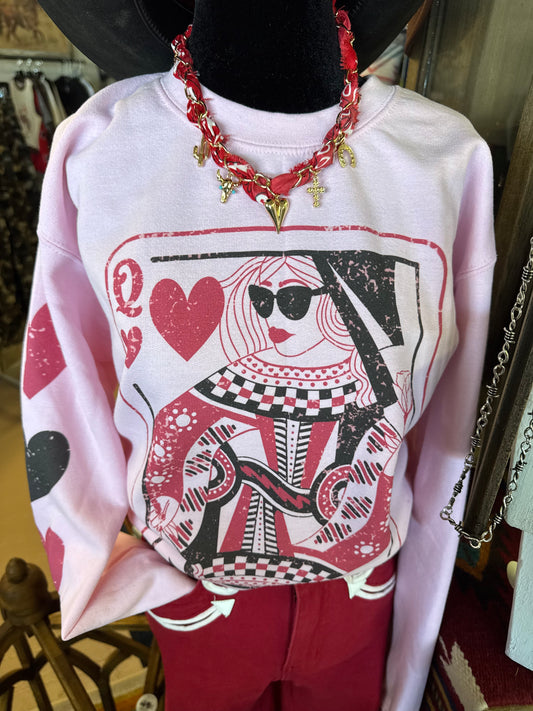 Red Bandana Western Charm Necklace