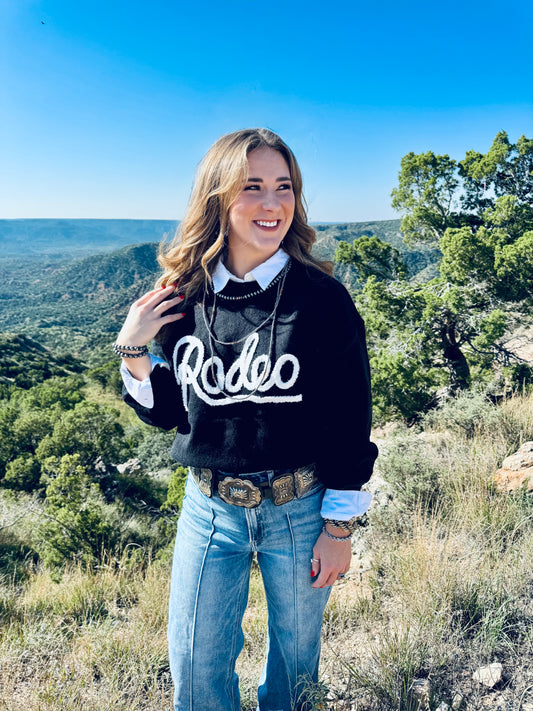 Rodeo Sweater in Black