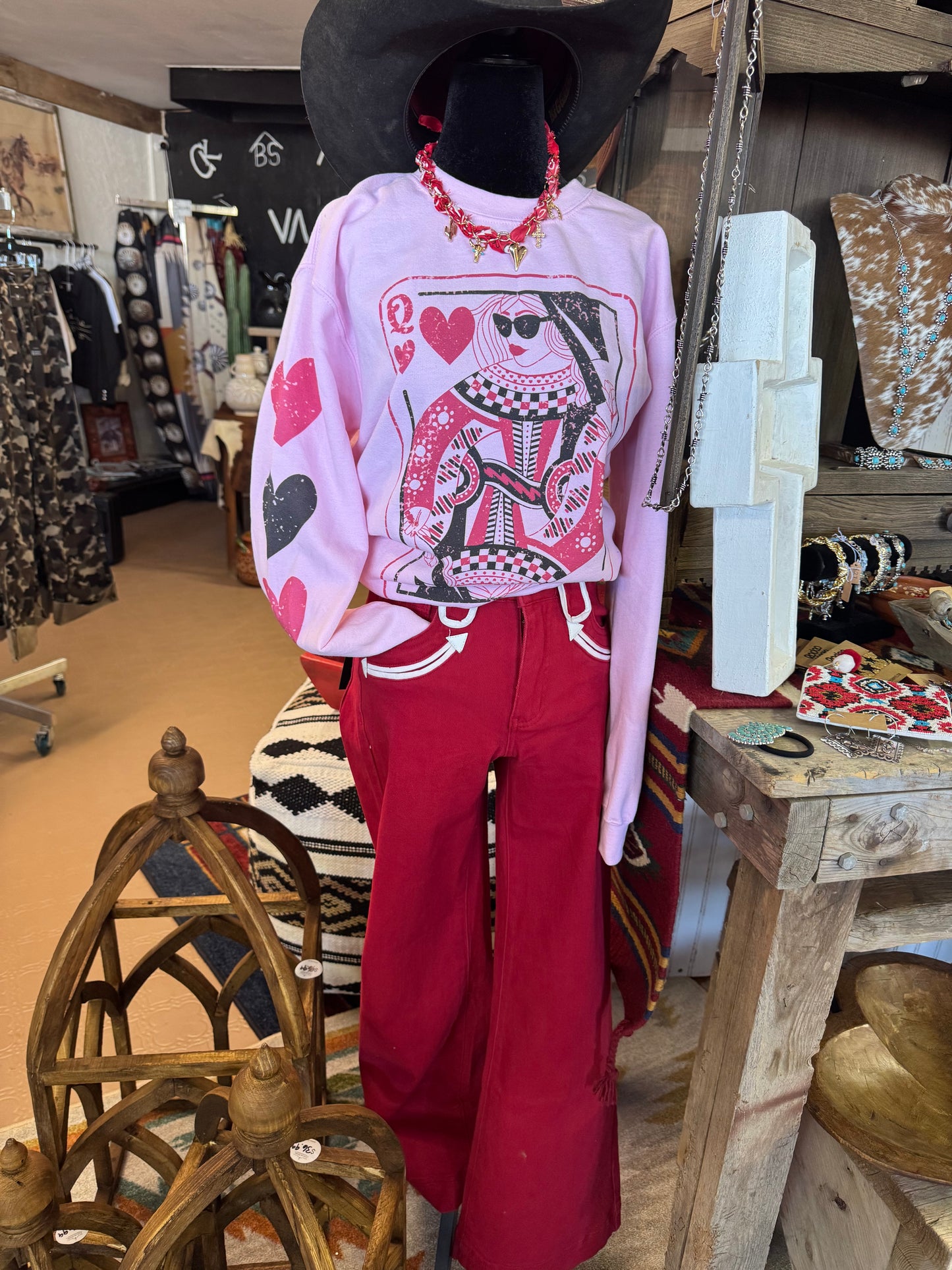 Queen Of Hearts Sweatshirt