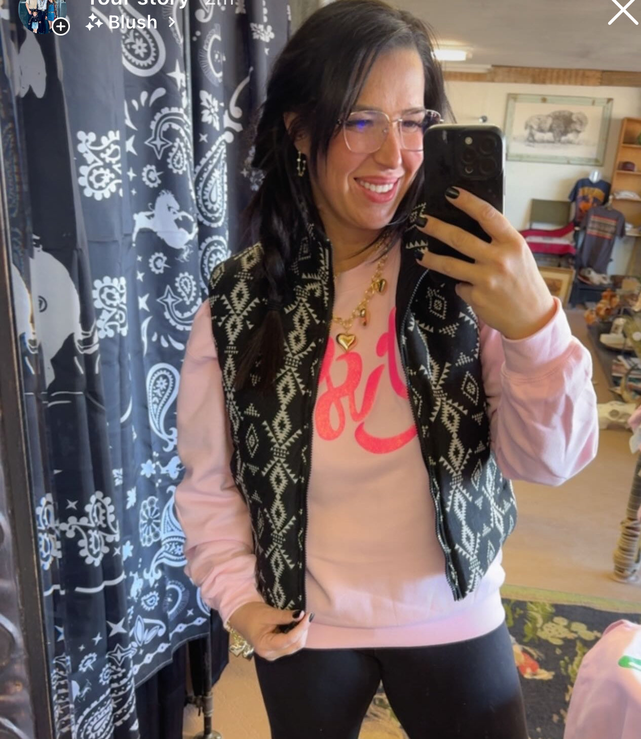 Southwest Puffer Vest