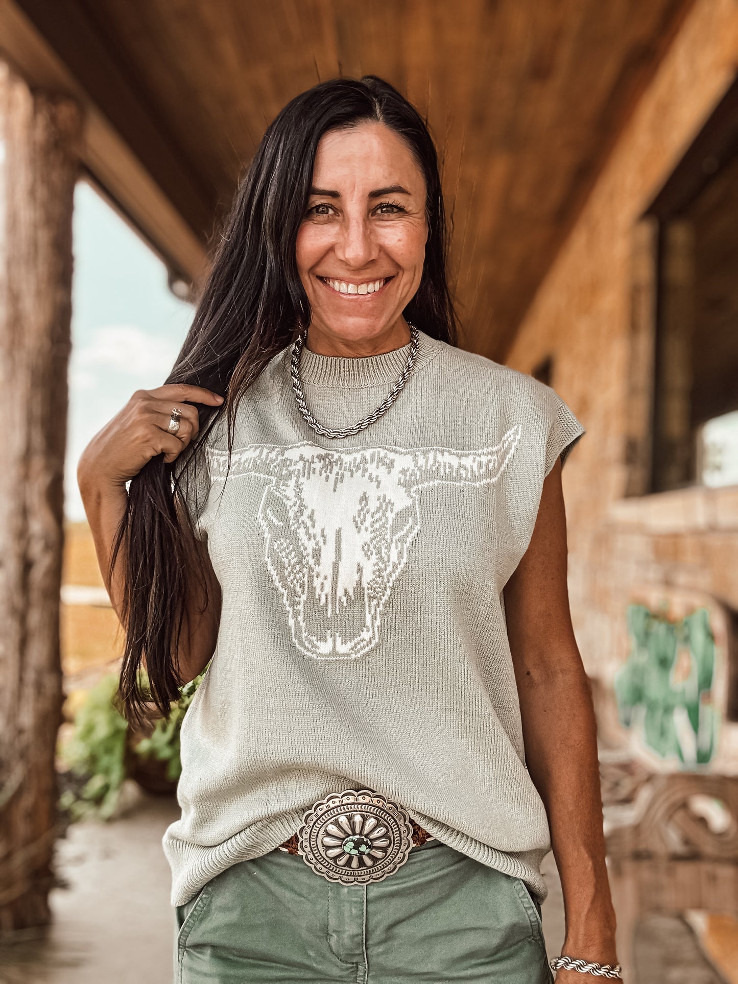 Sagebrush Longhorn Sweater