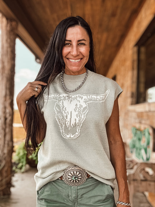 Sagebrush Longhorn Sweater