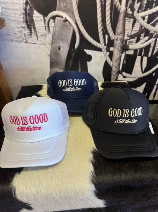God Is Good All The Time Caps