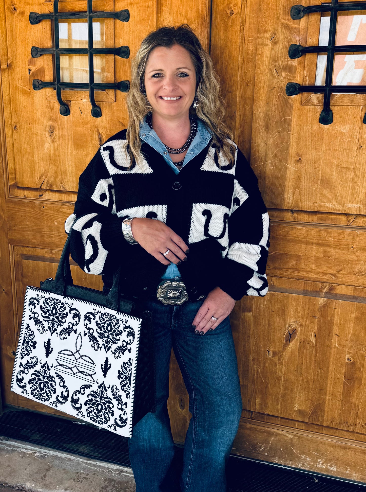 Horseshoe Sweater Cardigan