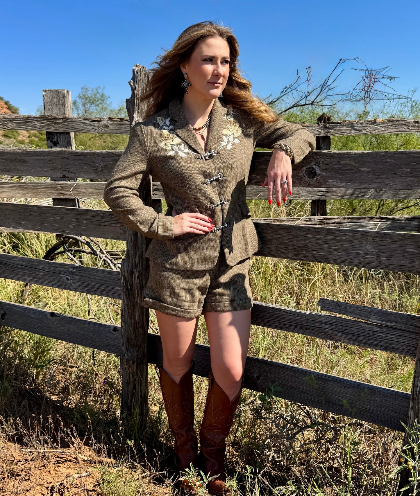 Señorita Rose Blazer & Short Set