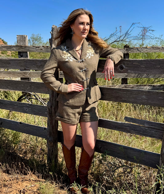 Señorita Rose Blazer & Short Set