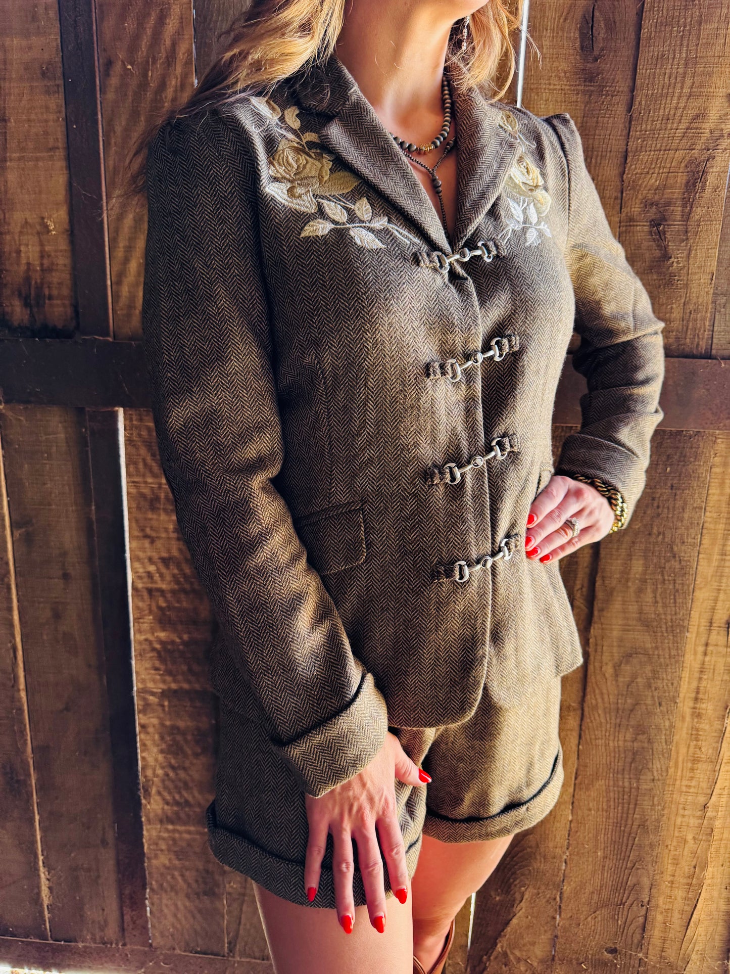 Señorita Rose Blazer & Short Set