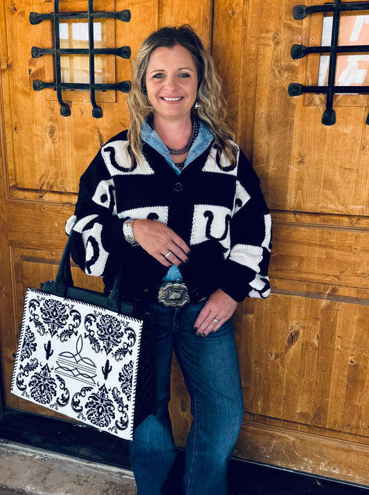 Horseshoe Sweater Cardigan