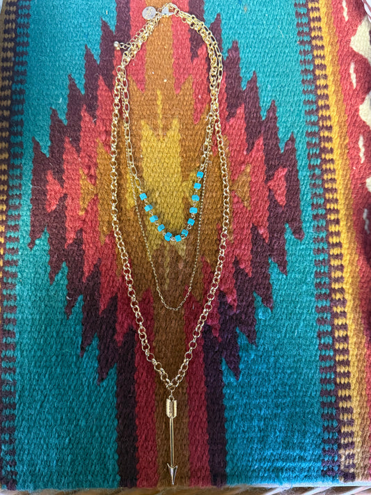 Golden Arrow Necklace