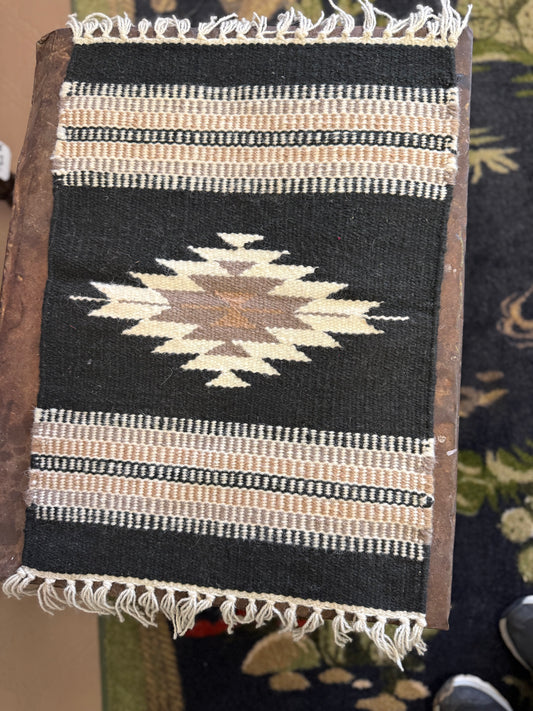 Aztec black rug