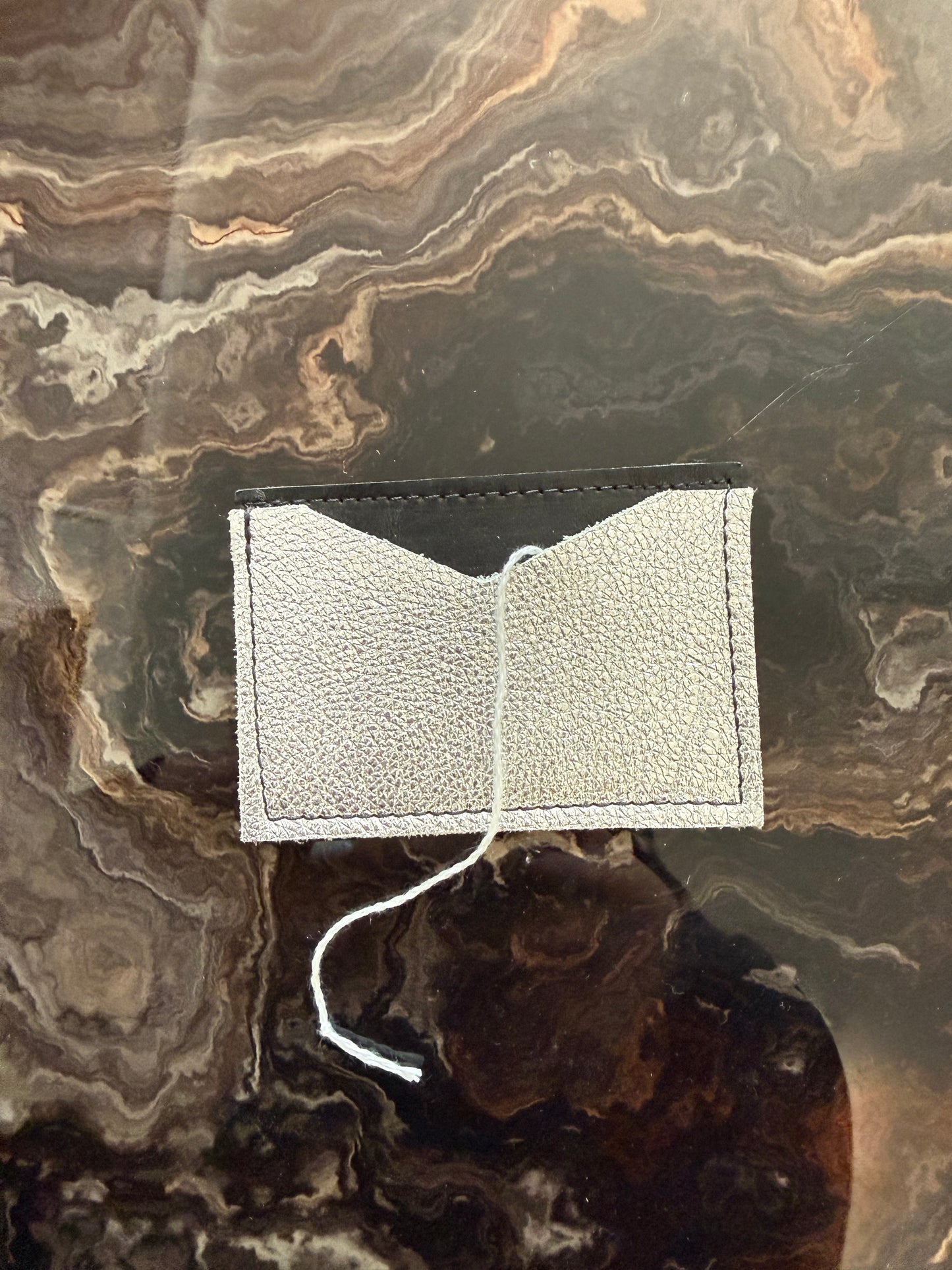 Silver Glitter Card holder