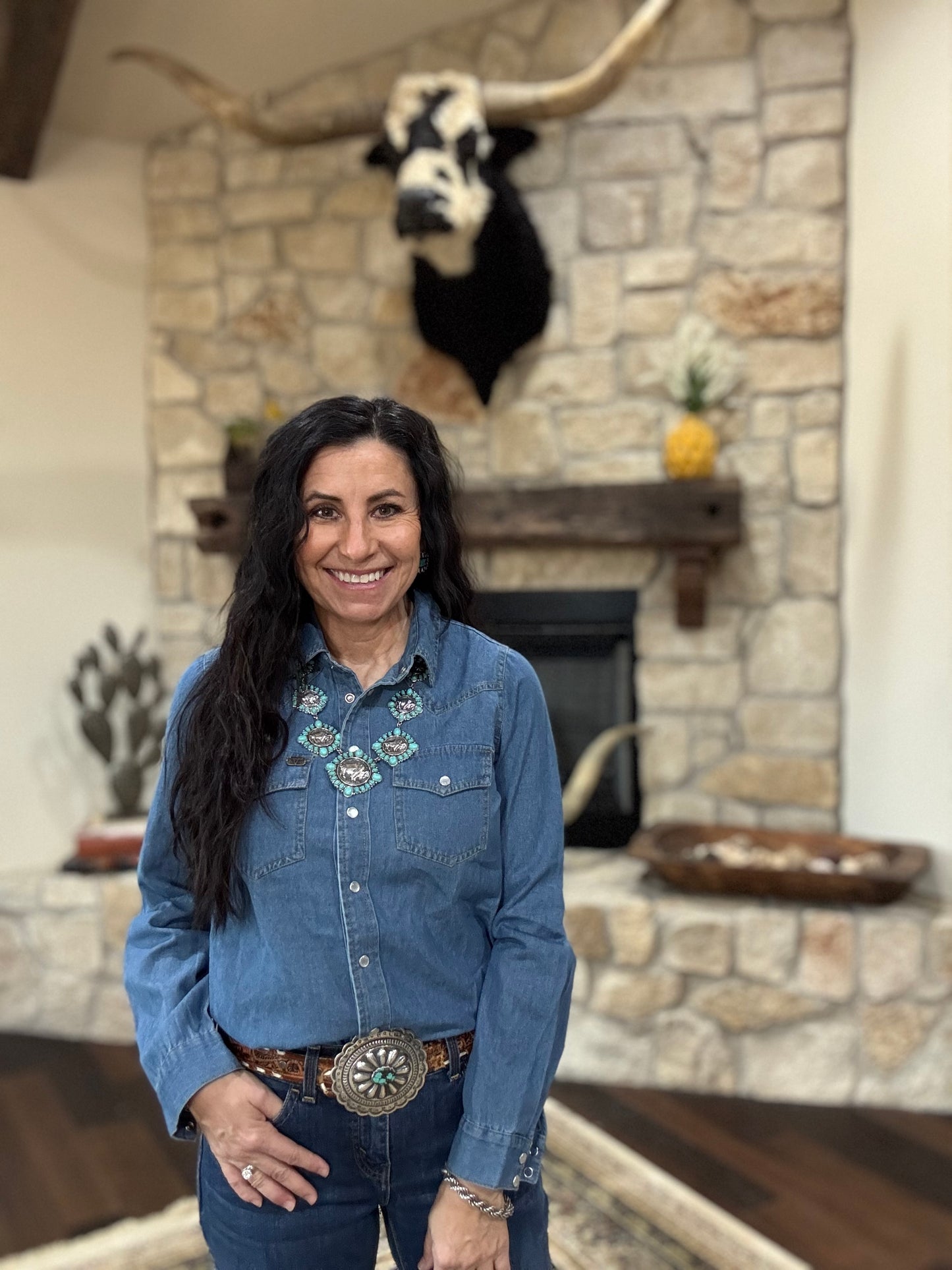 Classic Denim Pearl Snap