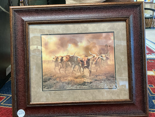 Longhorn Painting
