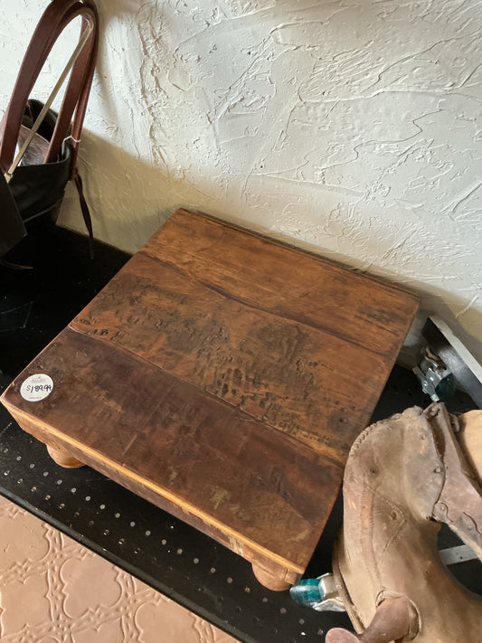 Wood stool