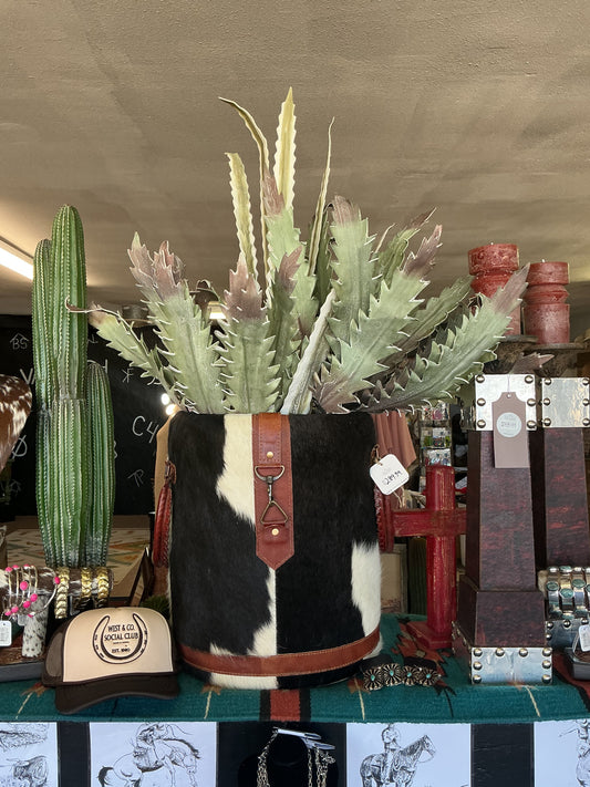 Cowhide Vase
