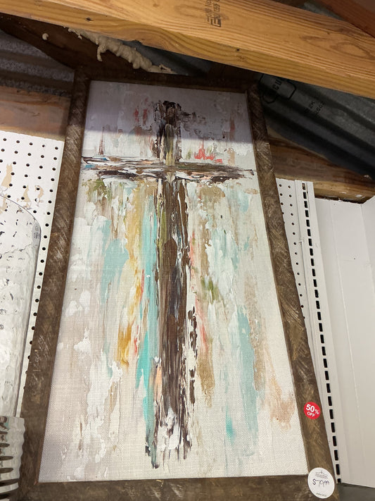 Because He lives Canvas