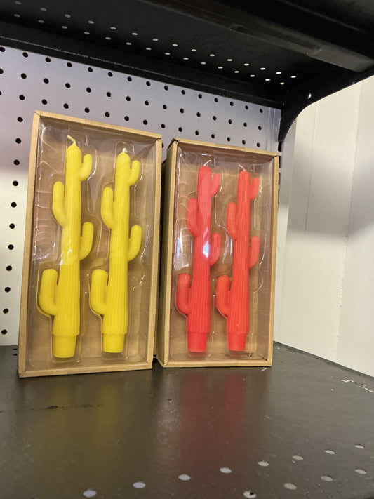 Cactus Candle Sticks