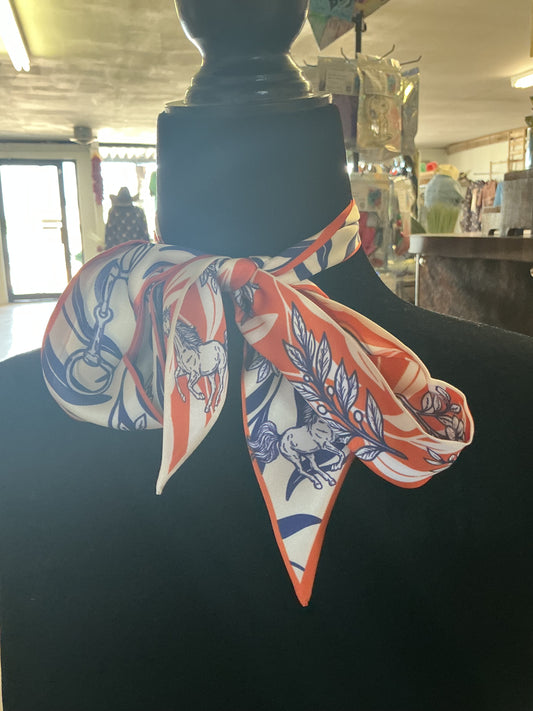 Orange and navy Twilly