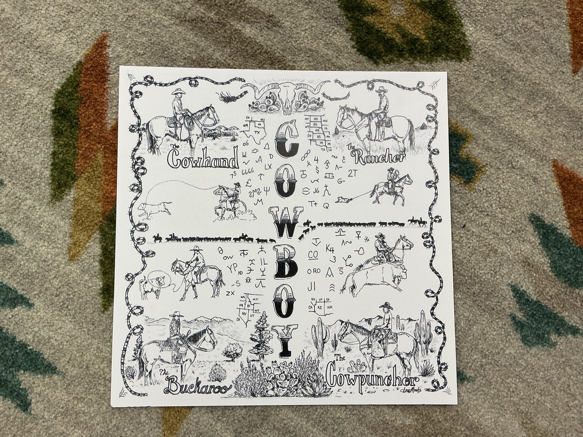 Cowboy Culture Print by Levi Myers