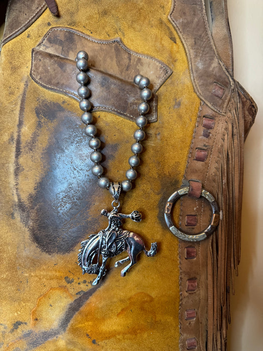 Let Er Buck Necklace