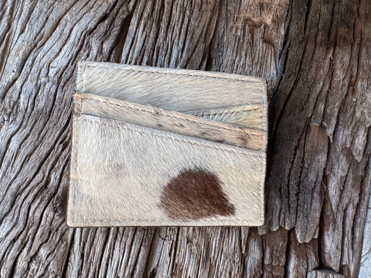 Cowhide Card Holder
