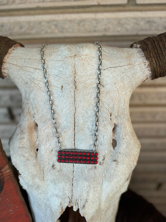 Rojo Bar Necklace
