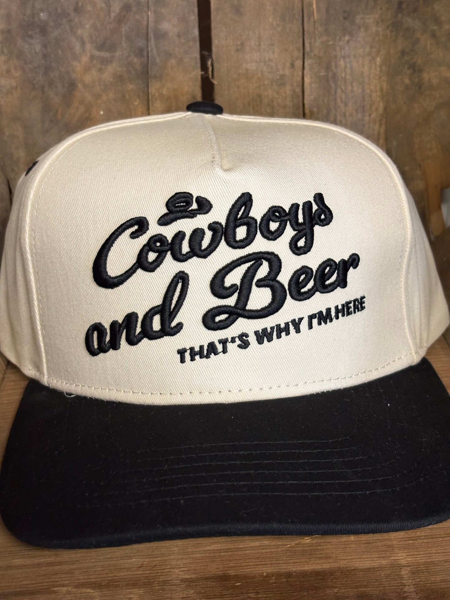 Cowboys & Beer- Black