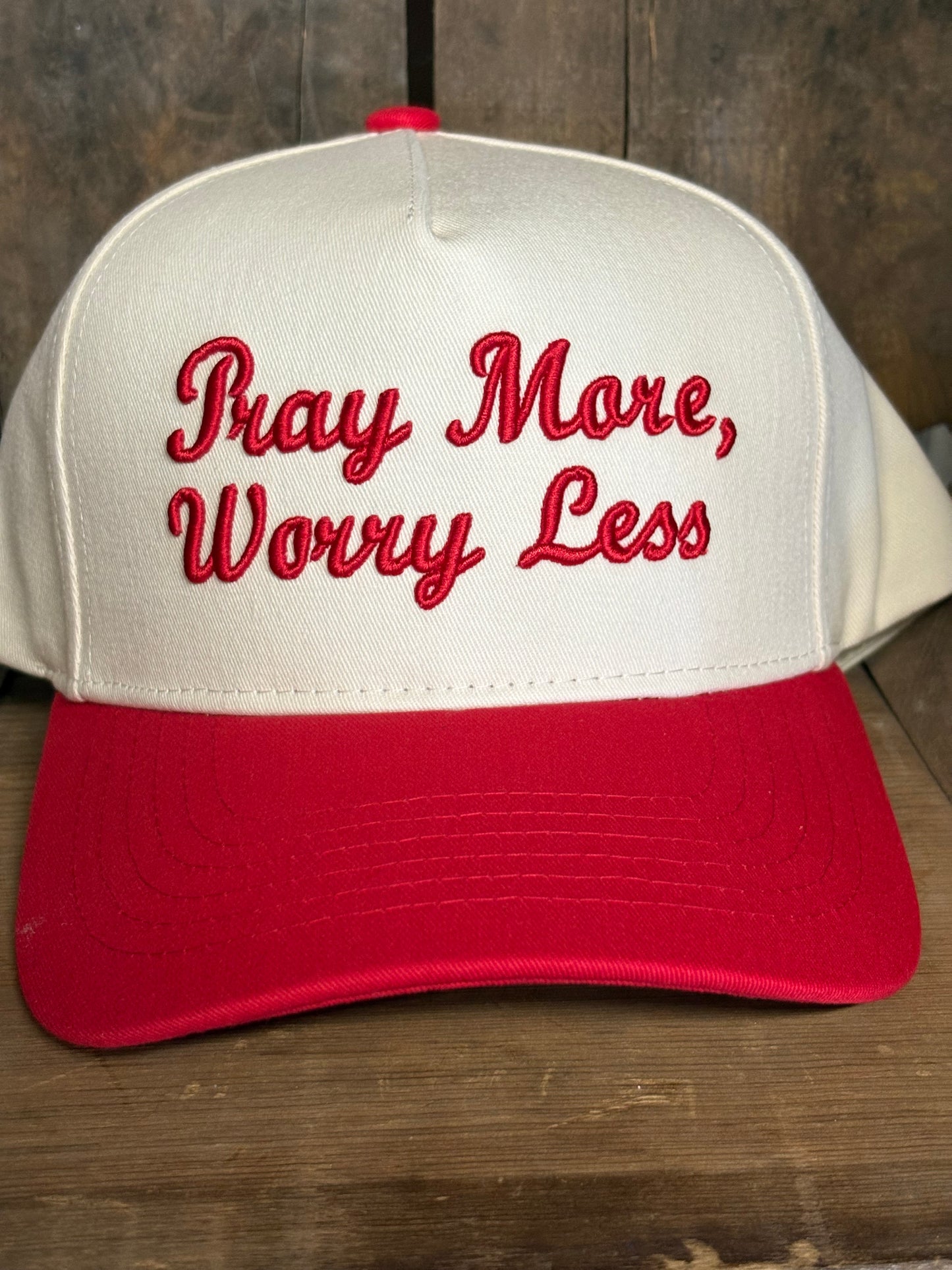 Pray More Worry Less Hat