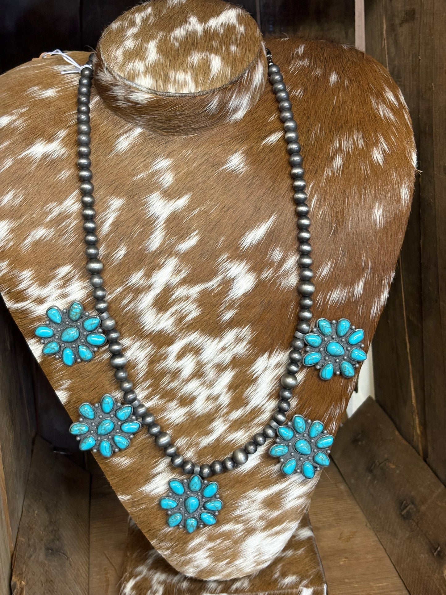 Santa Fe Necklace- Turquoise