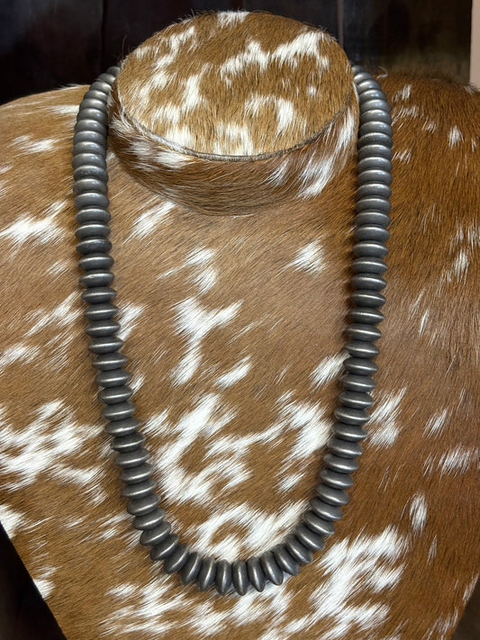Saucer Pearl Necklace