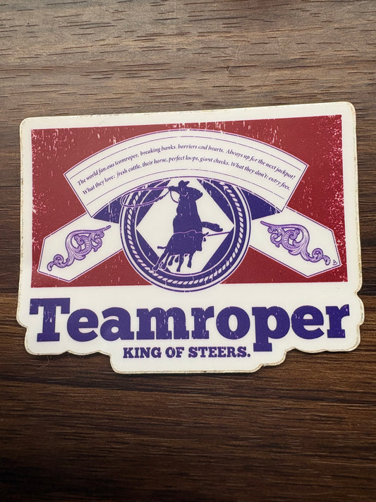 Teamroper sticker
