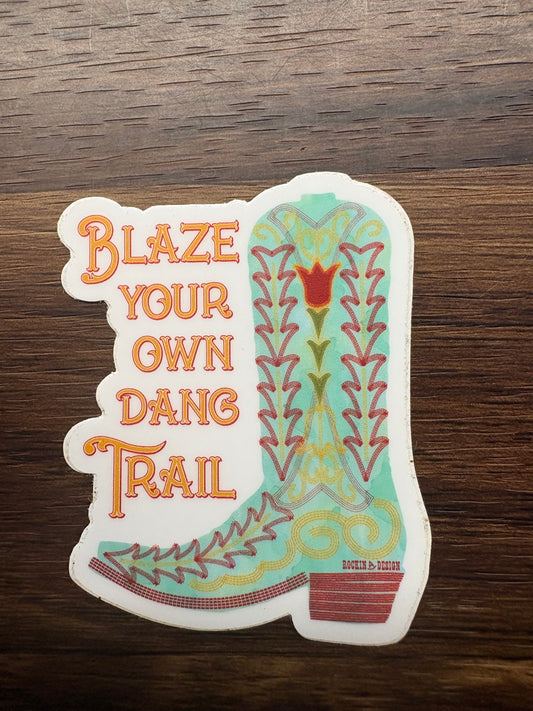 Blaze Boots sticker