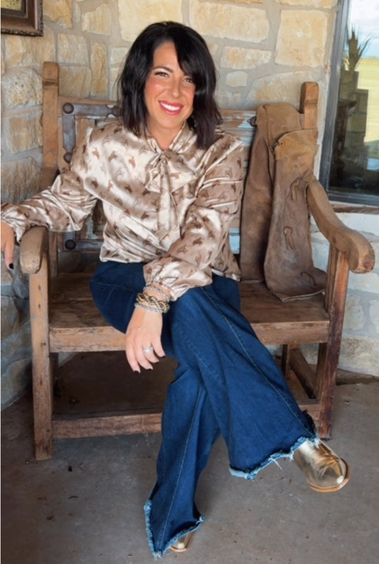 Bronc Stomper Tie Top
