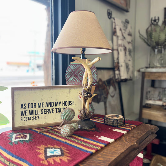 Serving Tacos Sign
