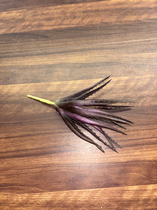 Purple Aloe Faux Succulent