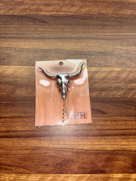 Longhorn Corkscrew and Bottle Opener