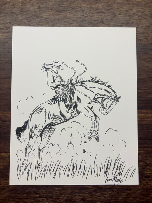 Bear Down Print by Levi Myers