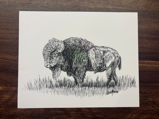 Tatonka Print by Levi Myers