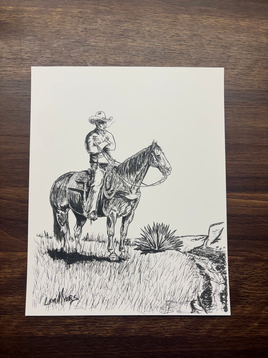 Boss Man Print by Levi Myers