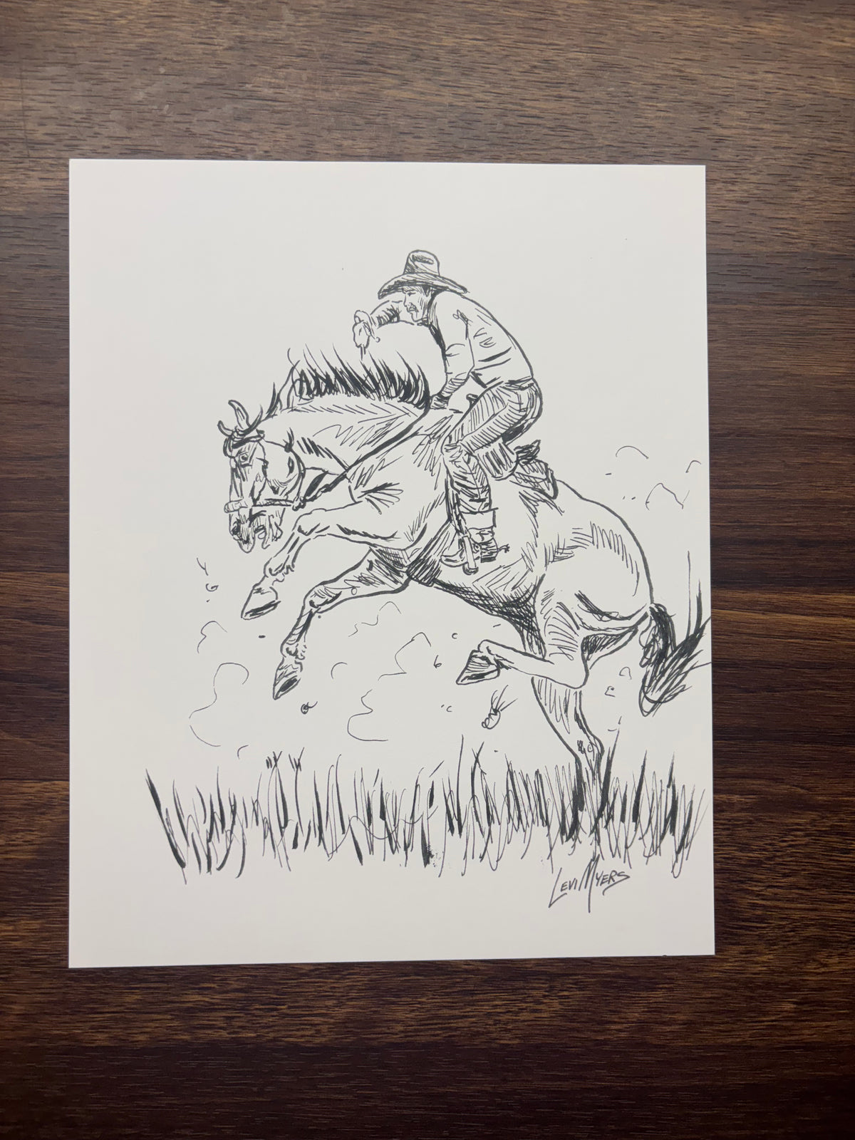 No Spectators Print by Levi Myers