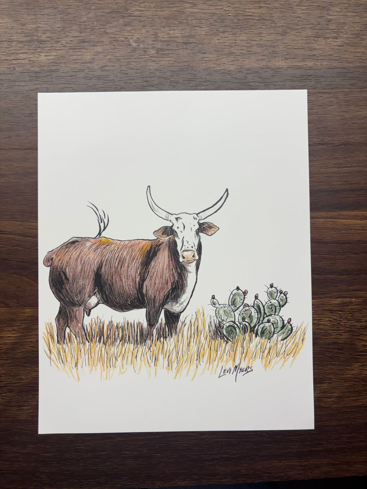 Bertha Print by Levi Myers